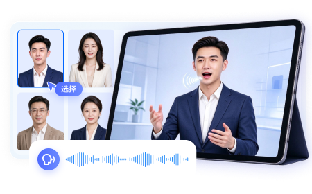 海量对口型数字人,支持专属定制